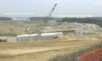 Blacksburg interchange construction