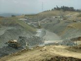 Blacksburg interchange construction